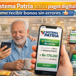 Sistema Patria activa pagos digitales 2026 cómo recibir bonos sin errores