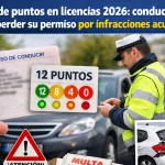 Sistema de puntos en licencias 2026: conductores podrían perder su permiso por infracciones acumuladas