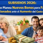 Subsidios 2026: Gobierno Planea Nuevos Bonos para Familias y Pensionados ante el Aumento del Costo de Vida