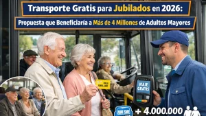 Transporte Gratis para Jubilados en 2026: Propuesta que Beneficiaría a Más de 4 Millones de Adultos Mayores