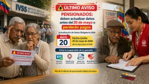 Último aviso: pensionados deben actualizar datos antes del 20 de mayo o perderán pagos